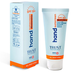 کرم تخصصی دست ضدآفتاب و آبرسان +SPF30 بیرنگ تراست